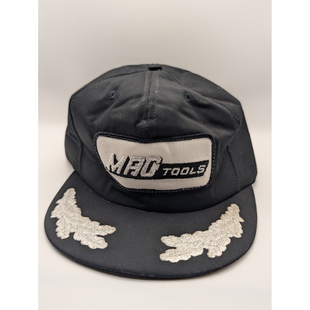 Mac Tools Hat Trucker Cap Mens OSFA Black Excellent Scrambled Eggs Vintage